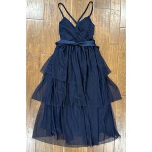 ASOS Dress 4 Tulle‎ Tiered Ruffle Babydoll Midi Cocktail Fairy Boho Whimsical